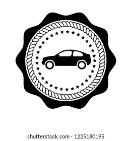 car icon, car button,emblem, label, badge, logo,seal.celebration logo. Designed for your web site design, logo, app, UI