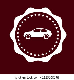 car icon, car button,emblem, label, badge, logo,seal.celebration logo. Designed for your web site design, logo, app, UI