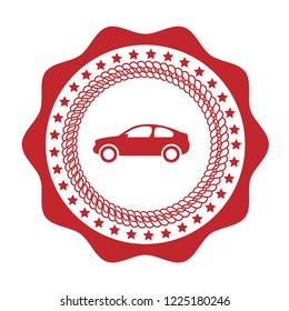 car icon, car button,emblem, label, badge, logo,seal.celebration logo. Designed for your web site design, logo, app, UI
