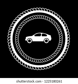 car icon, car button,emblem, label, badge, logo,seal.celebration logo. Designed for your web site design, logo, app, UI