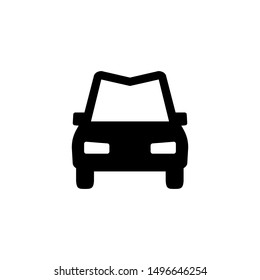 Car icon. City transport sign