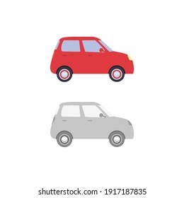 Car. Icon and color picture. vector