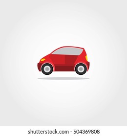 Car Icon with color Vector illustration.