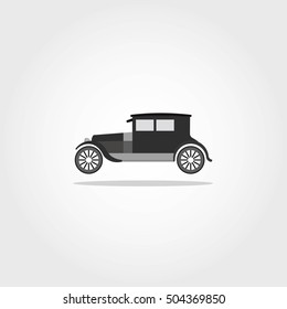 Car Icon with color Vector illustration.