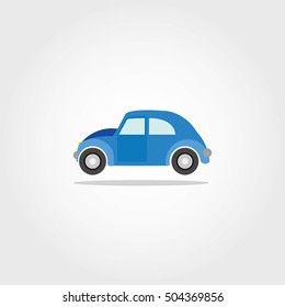 Car Icon with color Vector illustration.