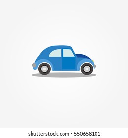 Car Icon with color Vector illustration