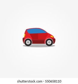 Car Icon with color Vector illustration