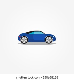 Car Icon with color Vector illustration