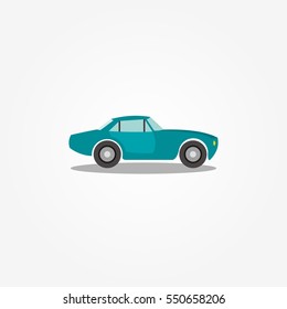 Car Icon with color Vector illustration
