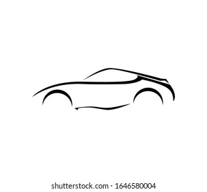 Icono de camión Concepto Vehículo Vector Silhouette
