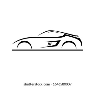 Icono de camión Concepto Vehículo Vector Silhouette
