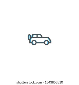 Car icon design. Transportation icon vector illustration