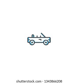 Car icon design. Transportation icon vector illustration
