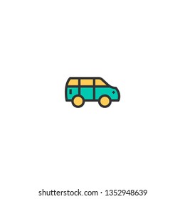 Car icon design. Transportation icon vector illustration