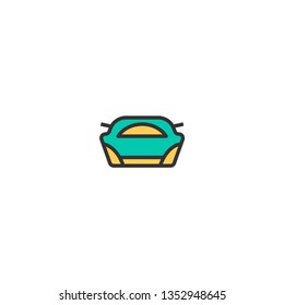 Car icon design. Transportation icon vector illustration