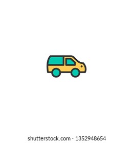 Car icon design. Transportation icon vector illustration