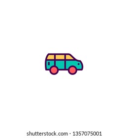 Car icon design. Transportation icon vector illustration