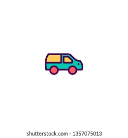 Car icon design. Transportation icon vector illustration