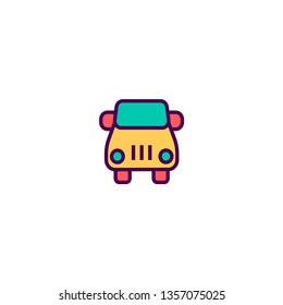 Car icon design. Transportation icon vector illustration