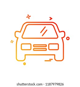 Car icon design vector