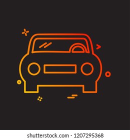 Car icon design vector