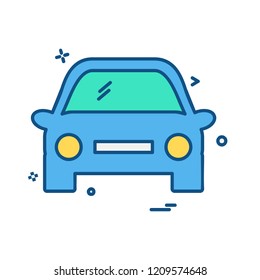 Car icon design vector