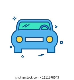 Car icon design vector