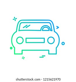 Car icon design vector