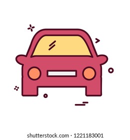 Car icon design vector