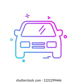 Car icon design vector