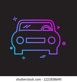 Car icon design vector