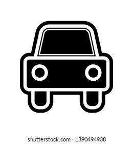 car icon. Element of navigation for mobile concept and web apps icon. Glyph, flat icon for website design and development, app development