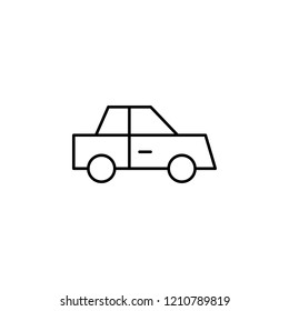 car icon. Element of simple web icon. Thin line icon for website design and development, app development. Premium icon