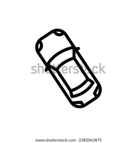 Car icon. Element of transport view from above. One of the collections for website design and development, app development mobile concept. Premium icon on white background