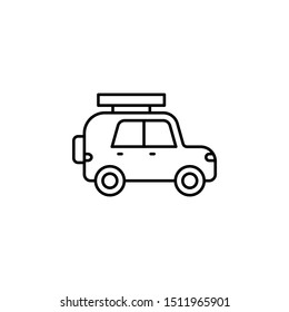 Car icon. Element of car wash thin line icon