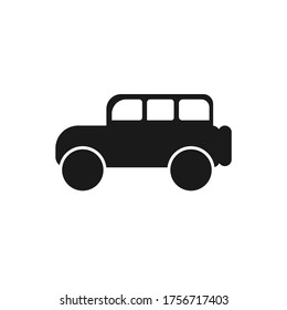 car icon, emblem, big car logo, symbol vector illustration