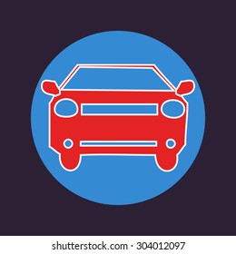 Car icon, eps 10
