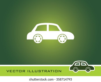 Car Icon. Eps-10.