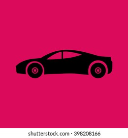 Car Icon. Eps-10.