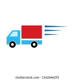 Car Icon Fast Truck Icon Speedy Stock Vector (Royalty Free) 1162646293 ...