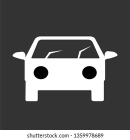 Car icon. flat design.  

