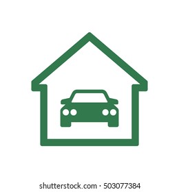 Car icon. Flat design.