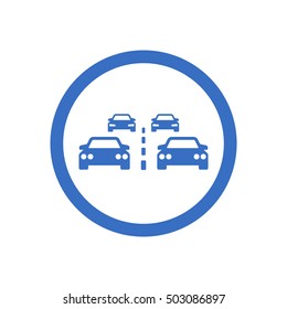 Car icon. Flat design.