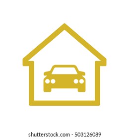 Car icon. Flat design.