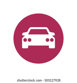 Car icon. Flat design.