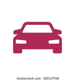 Car icon. Flat design.