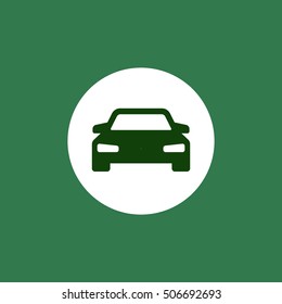 Car icon. Flat design.