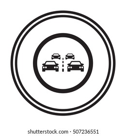 Car icon. Flat design.