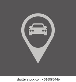Car icon. Flat design.