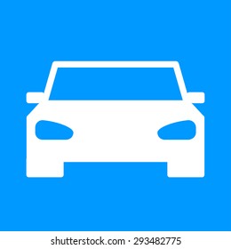Car icon. Flat design style eps 10